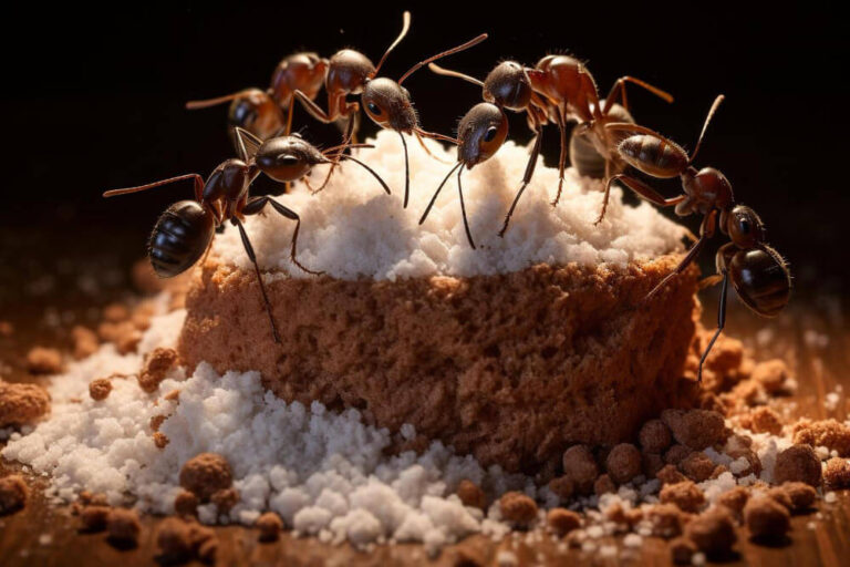Czy jest możliwe karmienie mrówek cukrem w postaci kostek?